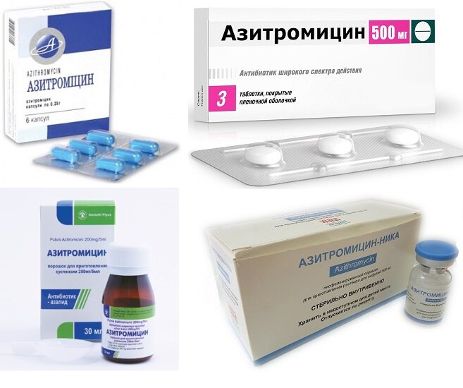 Формы выпуска Азитромицин